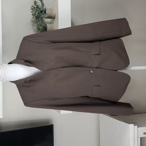 The Limited Long Sleeve Blazer One Button Front Closure